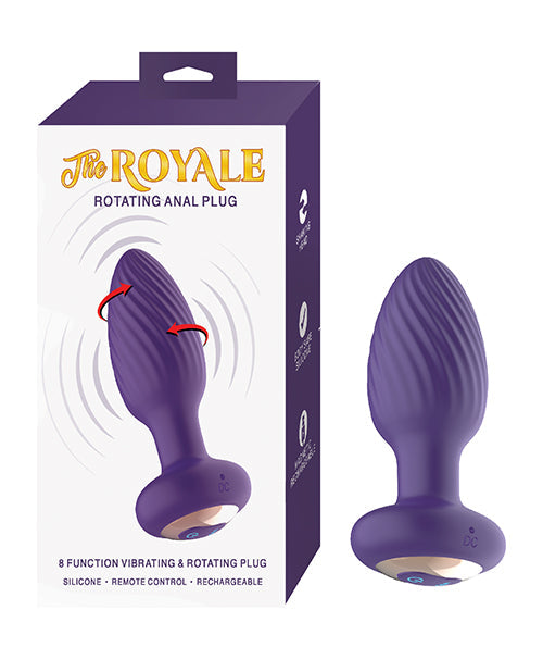 Nasstoys The Royale Rotating Anal Plug - Purple
