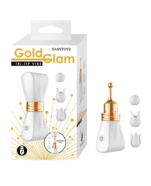 Nasstoys Gold Glam Tri-Tip Vibe - White