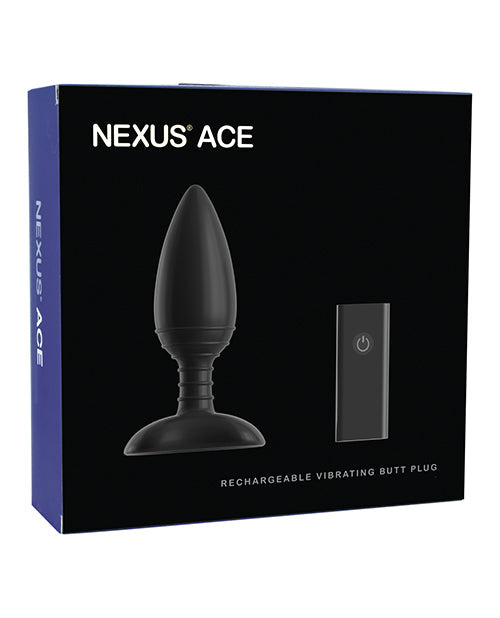 Nexus Nexus Ace Remote Control Butt Plug Large - Black