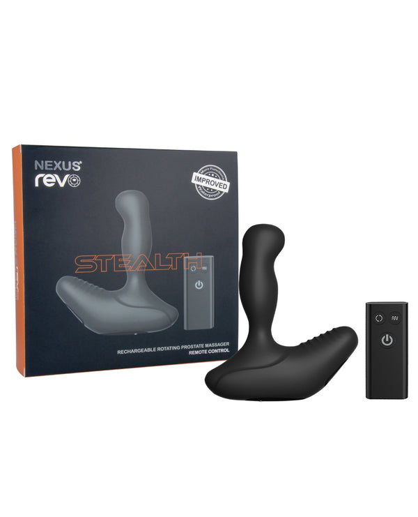 Nexus Nexus Revo Stealth Remote Control Rotating Prostate Massager - Black