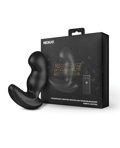 Nexus Nexus Ride Extreme Vibrating Prostate & Perineum Massager - Black