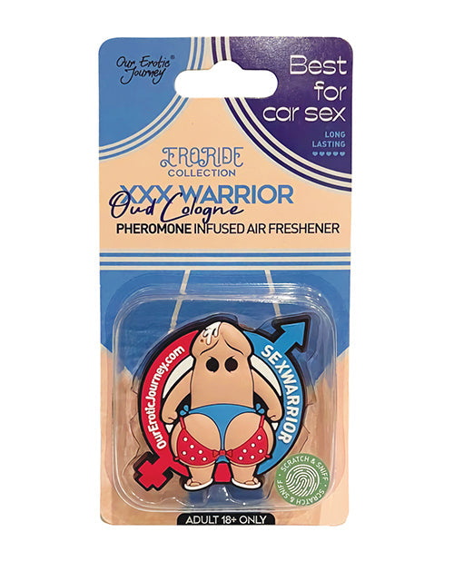 EroRide EroRide XXX Warrior Pheromone Infused Air Freshener - Oud Cologne