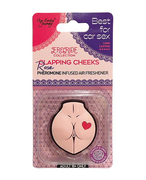 EroRide EroRide Clapping Cheeks Pheromone Infused Air Freshener - Rose