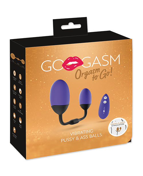 GoGasm GoGasm Vibrating Pussy & Ass Balls - Purple