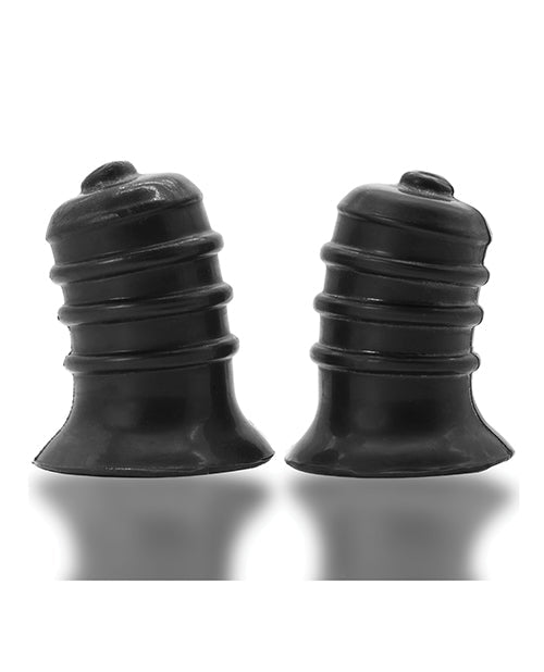 Oxballs Oxballs Ribnibs Curved Springy-Ribbed Nip Suckers - Special Edition Night