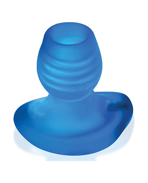 Oxballs Oxballs Glowhole 2 Hollow Buttplug w/LED Insert Large - Blue Morph