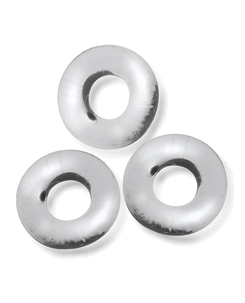 Oxballs Oxballs Fat Willy 3 Pack Jumbo Cock Rings - Clear
