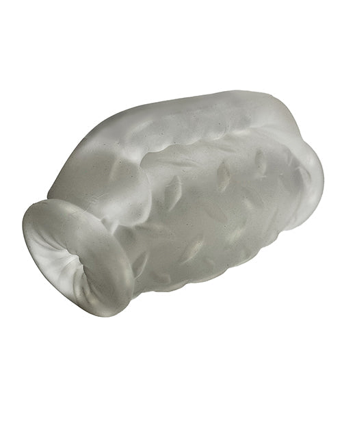 Oxballs Oxballs MasterJack Double Penetration Stroker - Jo Clear Ice