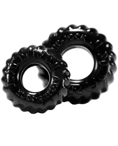 Oxballs Oxballs TruckT Cock & Ball Ring - Black Pack of 2
