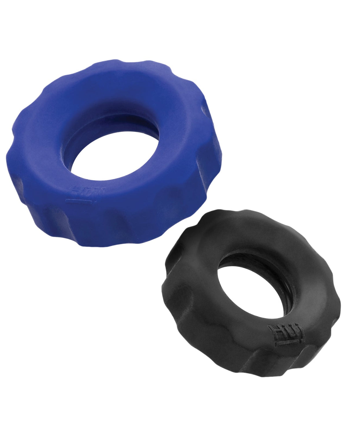 Hunky Junk Hunky Junk Cog Ring 2 Size Double Pack - Cobalt & Tar Pack of 2