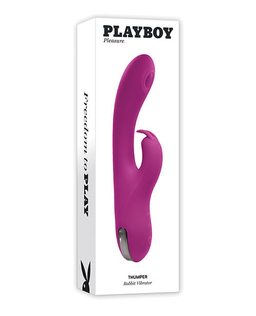 Playboy Playboy Pleasure Thumper Rabbit Vibrator - Wild Aster
