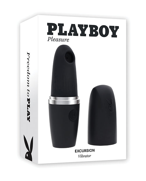 Playboy Playboy Pleasures Excursion Clitoral Suction Vibe - Black