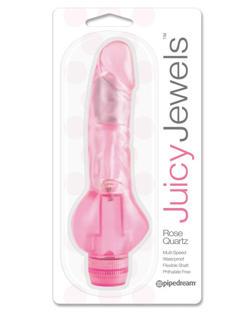 Juicy Jewels Juicy Jewels Rose Quartz Vibrator - Pink