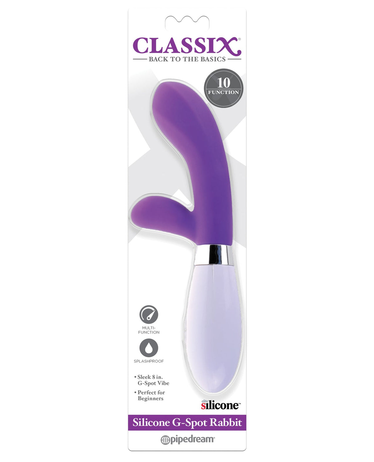 Classix Classix Silicone G-Spot Rabbit - Purple