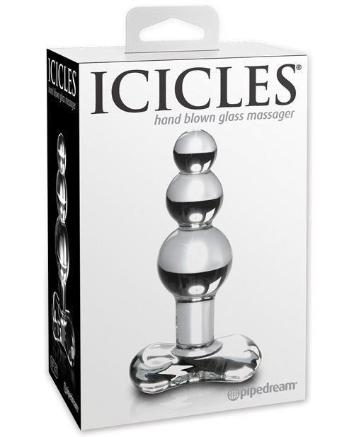 Icicles Icicles No. 47 Hand Blown Glass Butt Plug - Clear