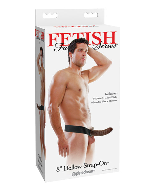 Fetish Fantasy Series Fetish Fantasy Series 8" Hollow Strap On - Brown