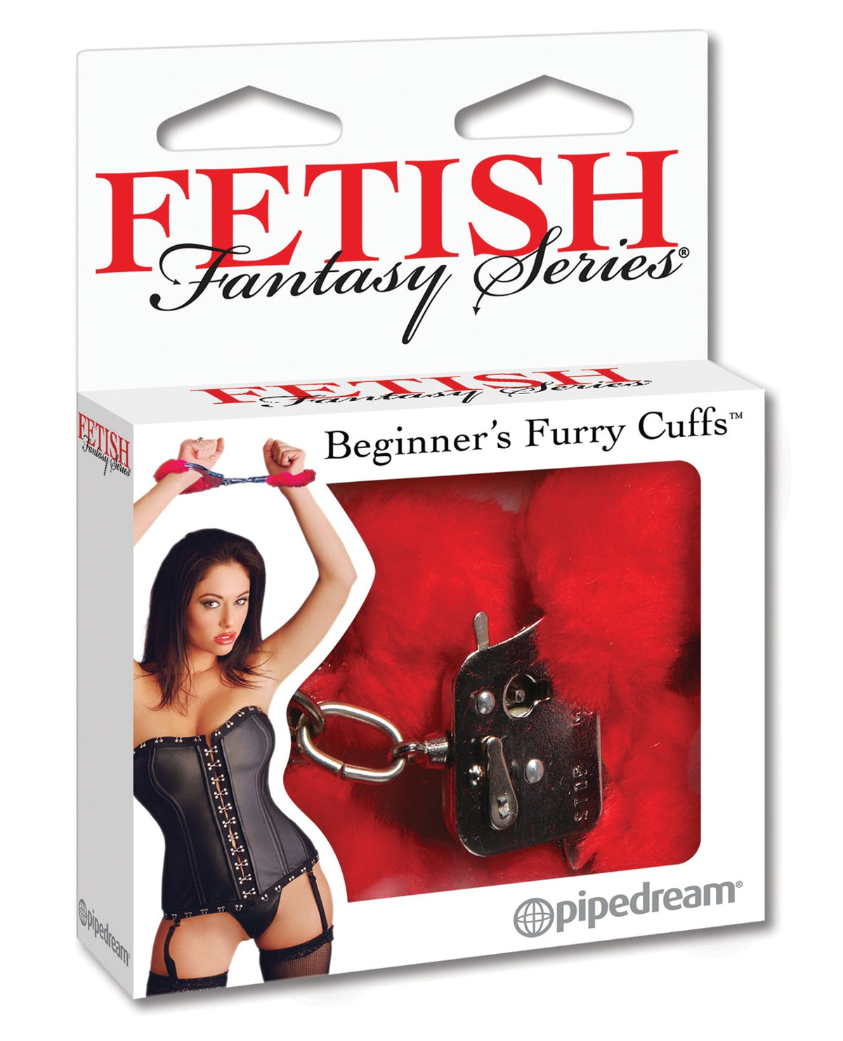 Fetish Fantasy Series Fetish Fantasy Series Beginner's Furry Cuffs - Red