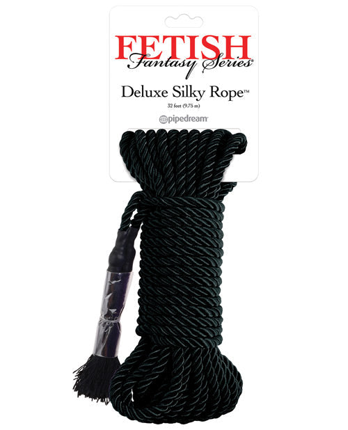 Fetish Fantasy Series Fetish Fantasy Series Deluxe Silk Rope - Black