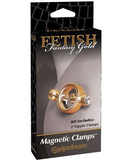 Fetish Fantasy Gold Fetish Fantasy Gold Magnetic Nipple Clamps - Gold