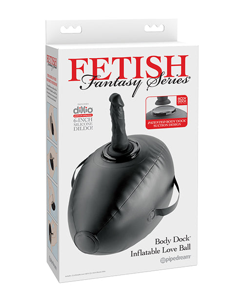 Fetish Fantasy Series Fetish Fantasy Series Body Dock Inflatable Love Ball - Black