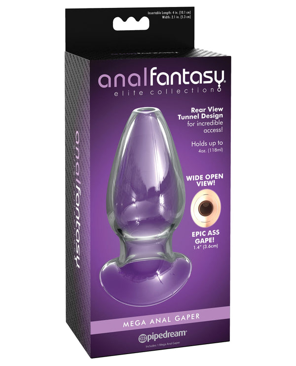 Anal Fantasy Elite Collection Anal Fantasy Elite Collection Mega Anal Glass Gaper - Clear