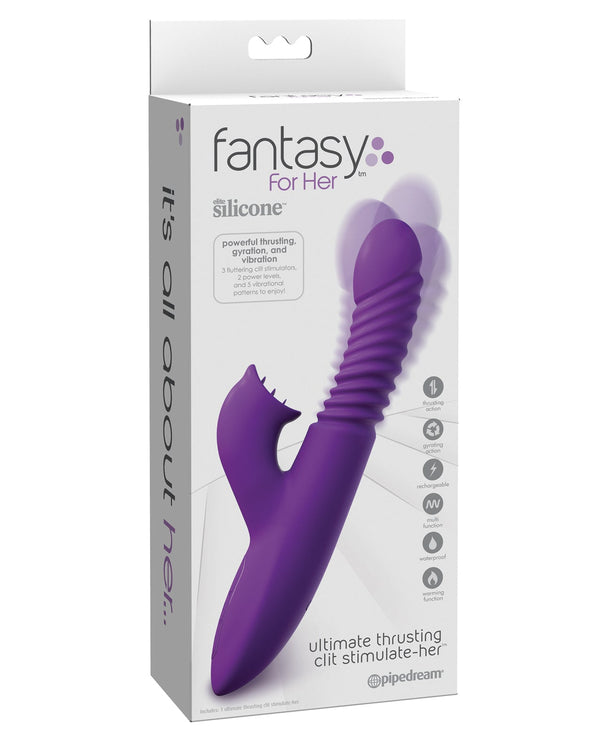 Fantasy For Her Fantasy For Her Ultimate Thrusting Clit Stimulate-Her - Purple
