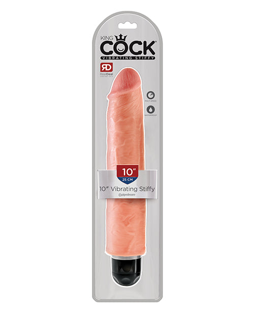 King Cock King Cock 10" Vibrating Stiffy - Flesh