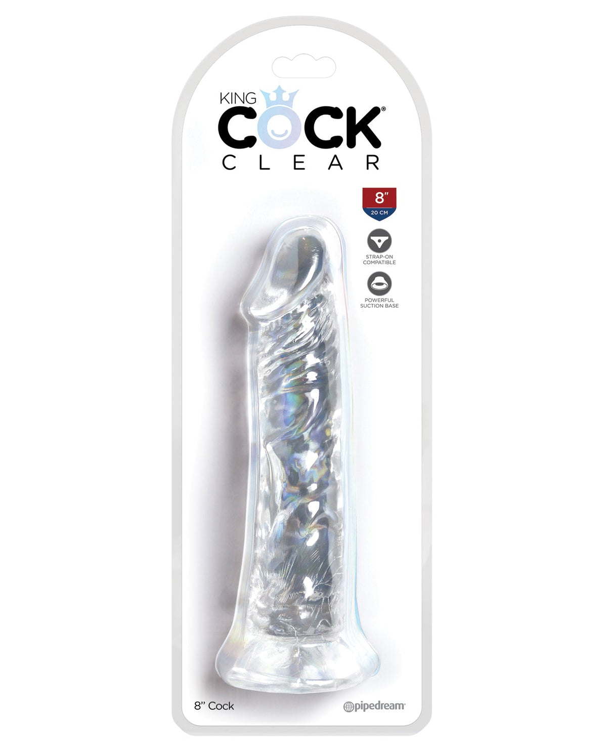 King Cock King Cock Clear 8" Cock