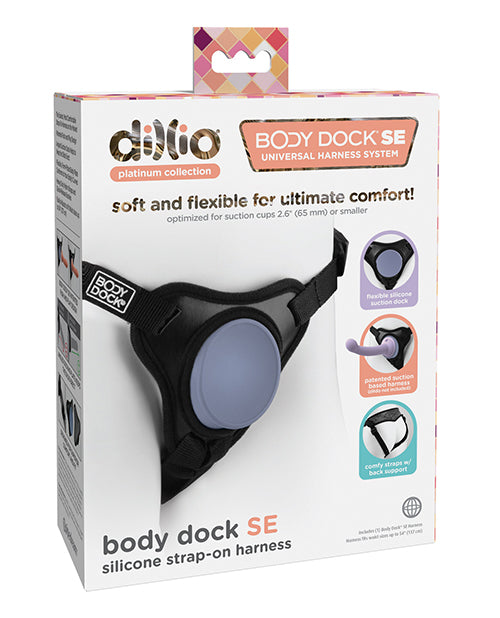 Dillio Dillio Platinum Body Dock SE Strap On Harness - Black