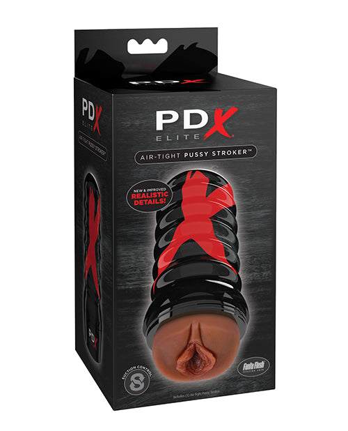 PDX Elite PDX Elite Air Tight Pussy Stroker - Brown