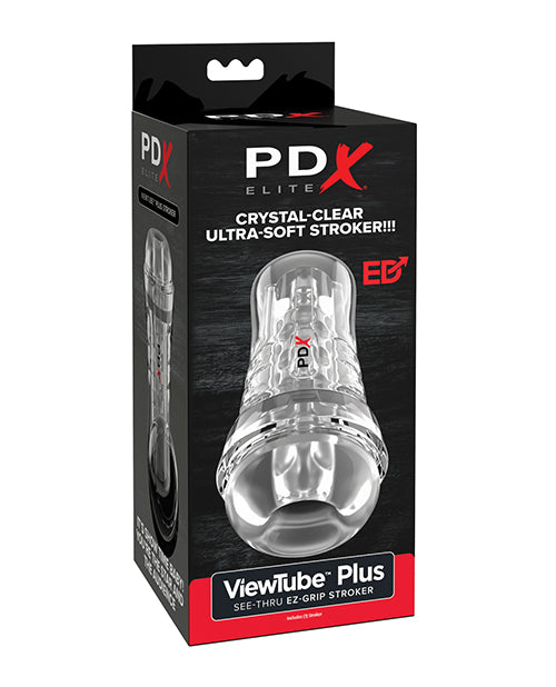 PDX Elite PDX Elite ViewTube See-Thru EZ-Grip Stroker - Clear