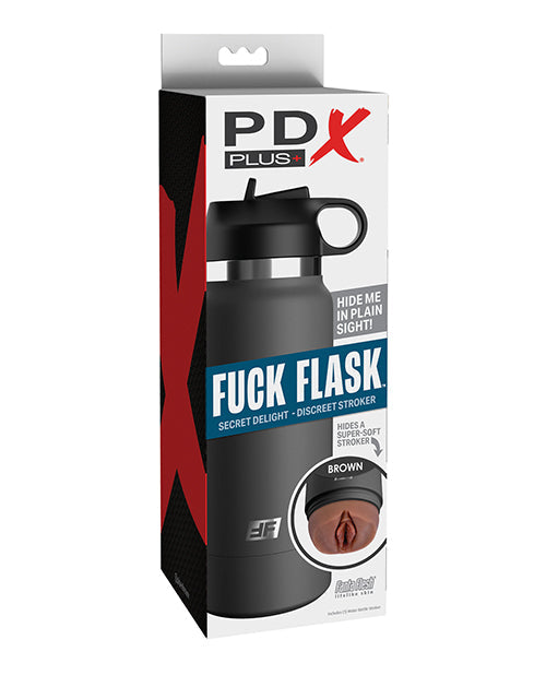 PDX Plus PDX Plus Fuck Flask Secret Delight Stroker - Brown/Grey