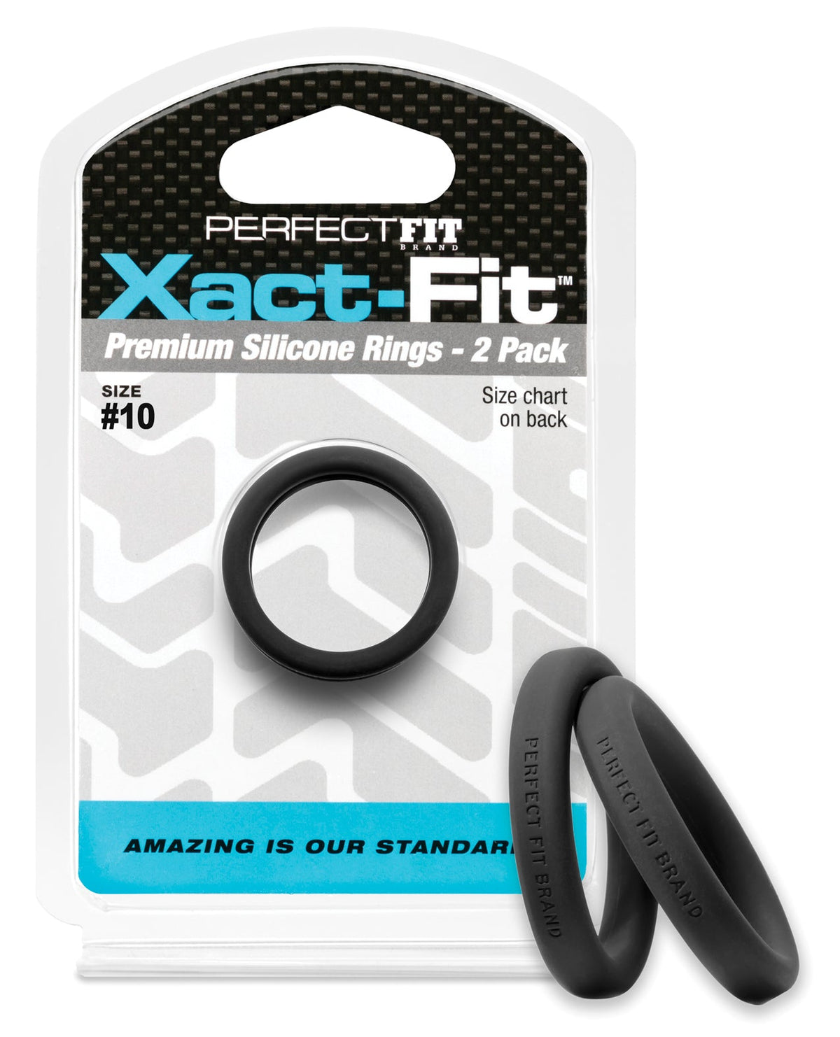 Perfect Fit Perfect Fit Xact Fit #10 - Black Pack of 2
