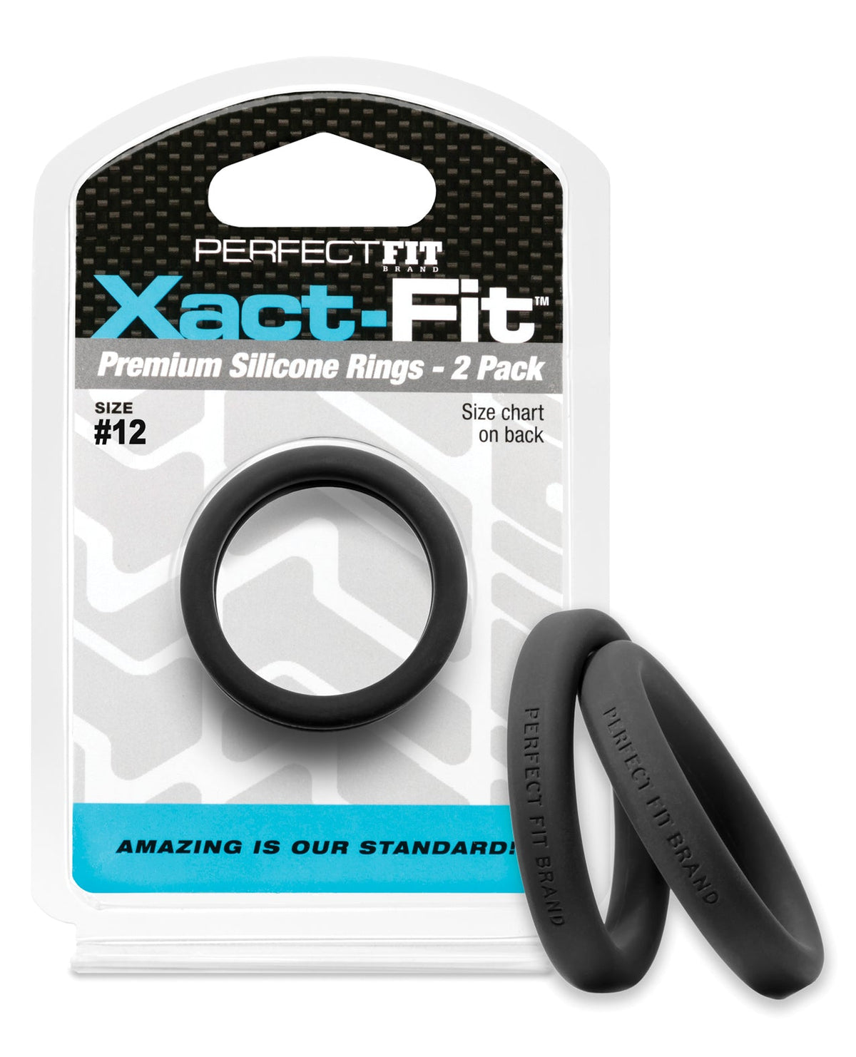 Perfect Fit Perfect Fit Xact Fit #12 - Black Pack of 2
