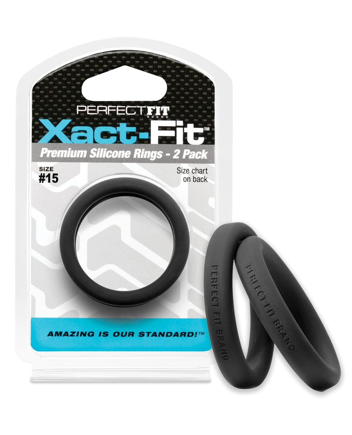 Perfect Fit Perfect Fit Xact Fit #15 - Black Pack of 2