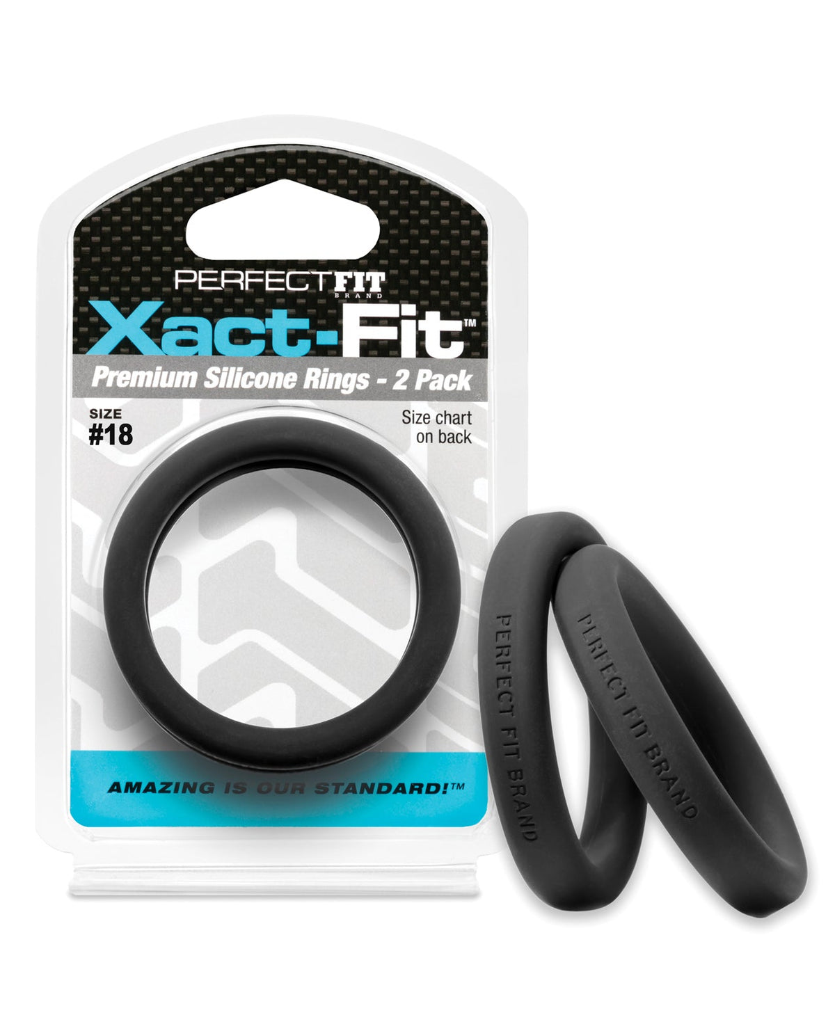 Perfect Fit Perfect Fit Xact Fit #18 - Black Pack of 2