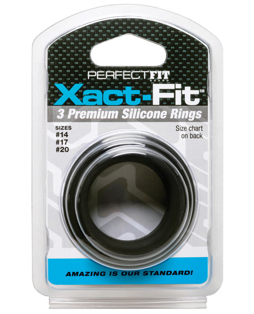 Perfect Fit Perfect Fit Xact Fit 3 Ring Kit S/M/L - Black