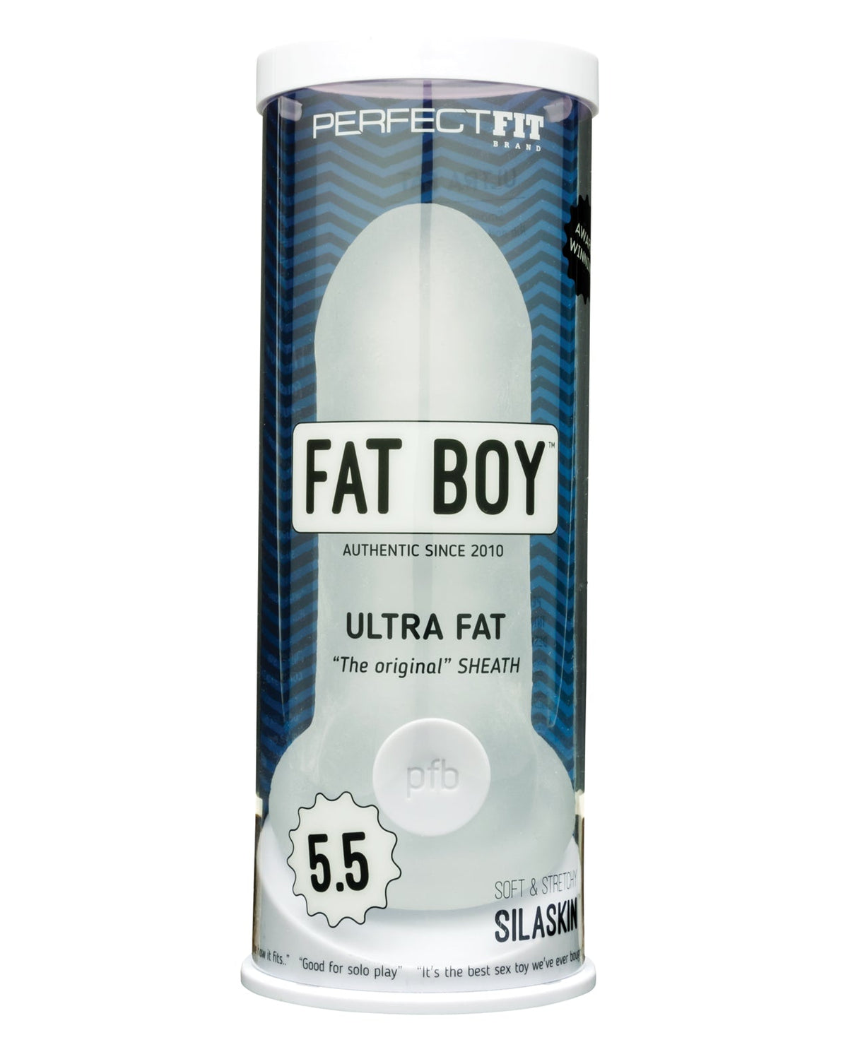Perfect Fit Perfect Fit Fat Boy Original Ultra Fat 5.5" - Clear