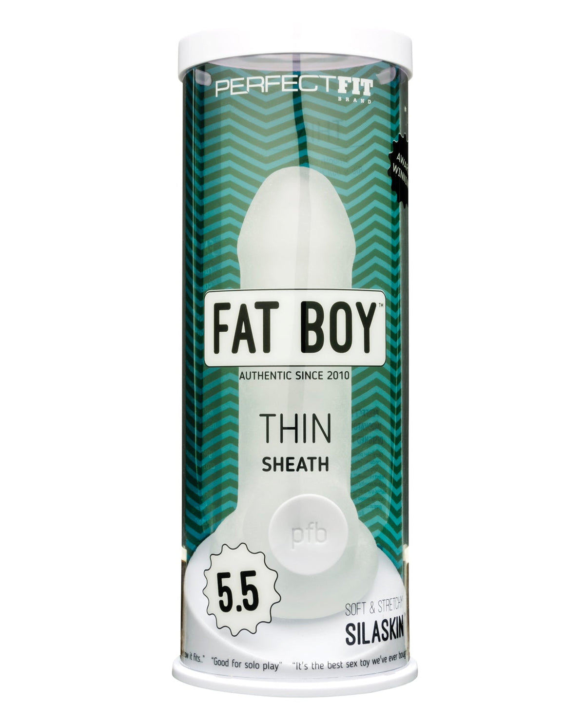 Perfect Fit Perfect Fit Fat Boy Thin 5.5" - Clear