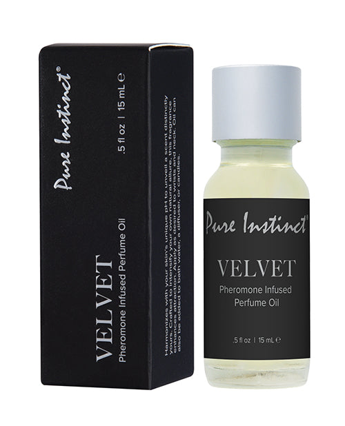Pure Instinct Pure Instinct Pheromone Perfume Oil Velvet - 15 ml Dropper Glass