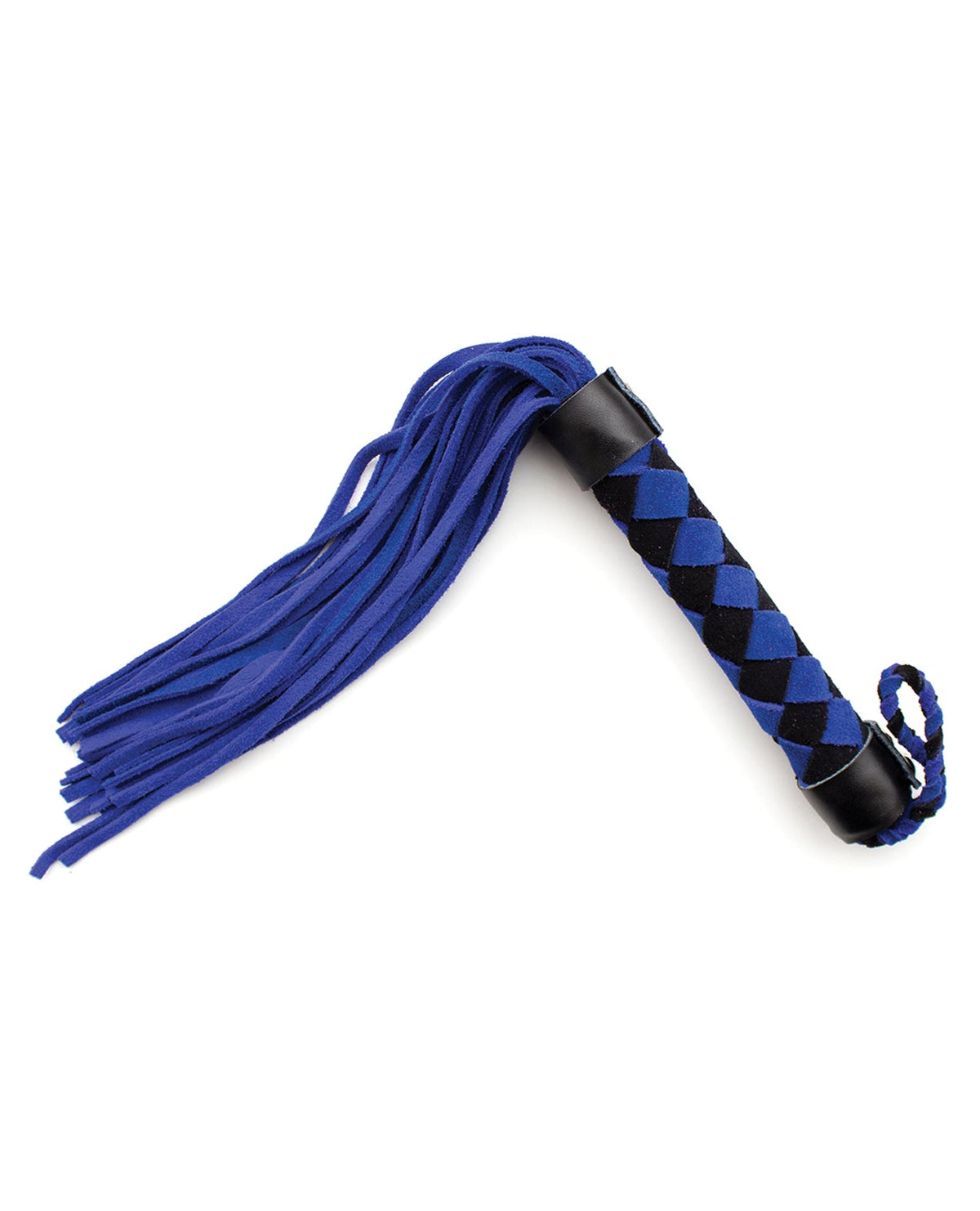 Plesur Plesur 15" Leather Flogger - Blue