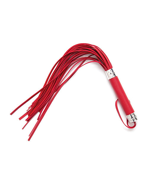 Plesur Plesur 18" Vegan Leather Flogger - Red