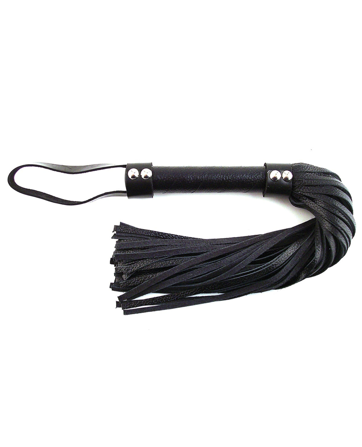 Rouge Rouge Short Leather Flogger - Black