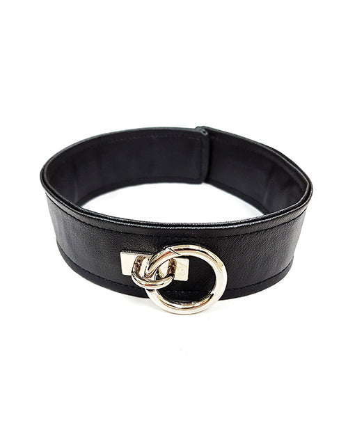 Rouge Rouge Fetish Play Vegan Leather Collar - Black
