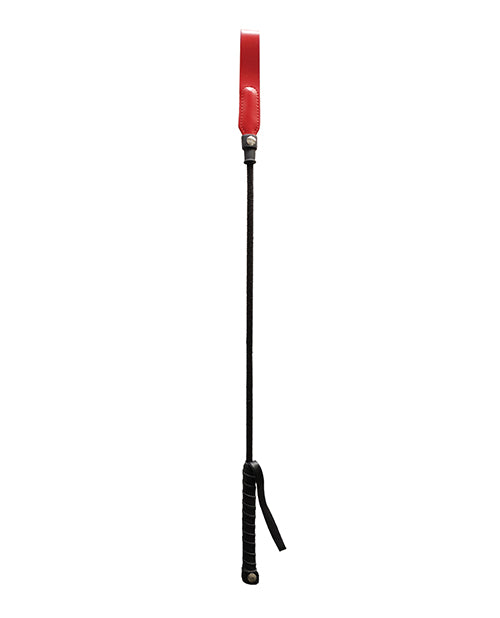 Rouge Rouge Long Riding Crop Slim Tip - Red