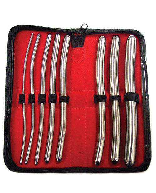 Rouge Rouge Stainless Steel Hegar 8 pc Dilator Set