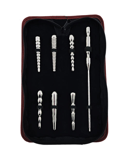 Rouge Rouge Stainless Steel Penis Plug Set of 6 - Silver