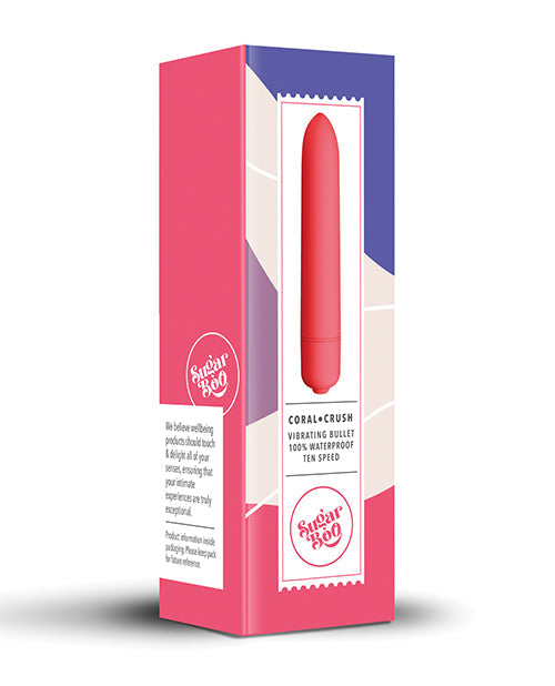 SugarBoo SugarBoo Coral Crush Vibrating Bullet - Coral