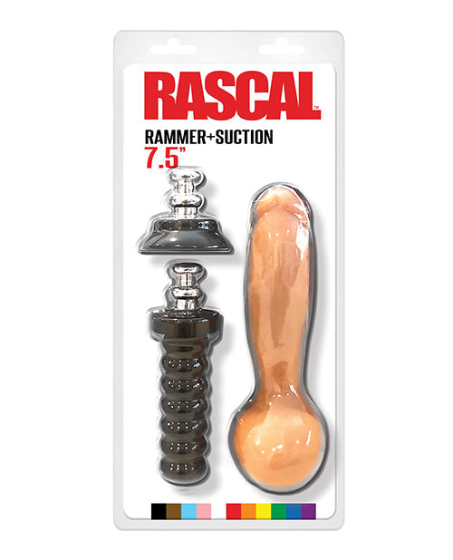 Rascal Toys Rascal 8" Cock w/Rammer & Suction