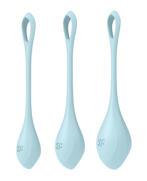 Satisfyer Satisfyer Yoni Power 2 Balls Training Set - Light Blue